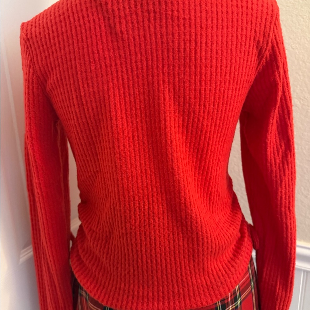 Red Knit Sweater - Picture 3 of 6